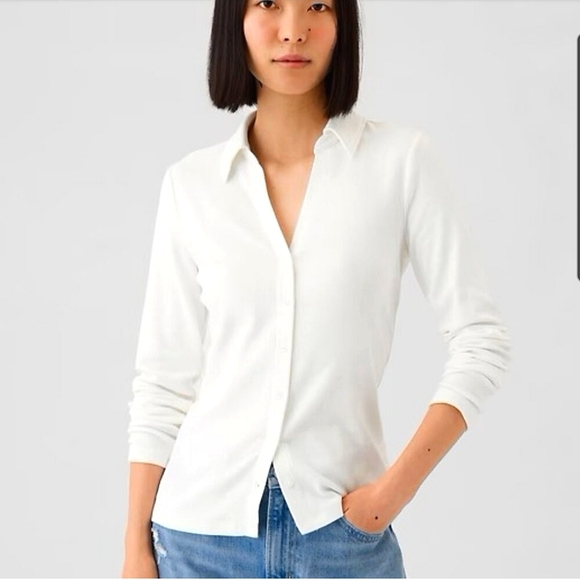 GAP Tops - GAP Modern Button-Down Shirt, Sz. L Tall